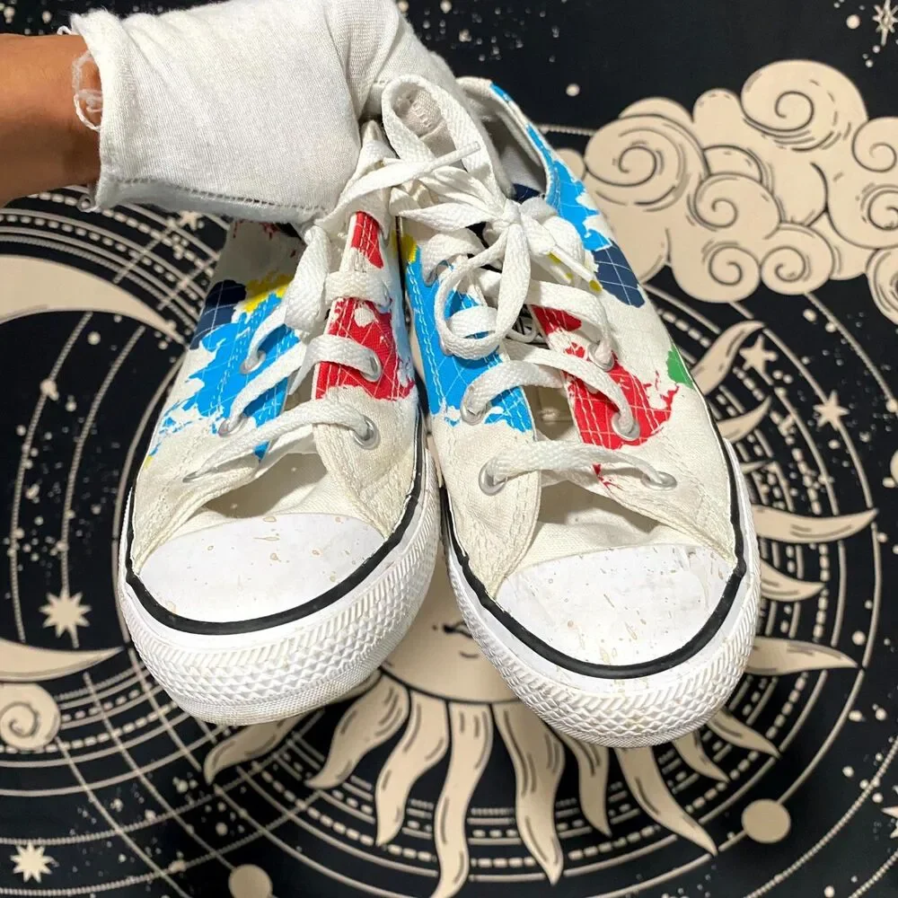Converse Chuck Taylor All Star World Traveler 668458F Athletic Shoe Girl 3 White
